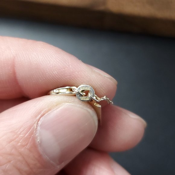 18 Inch Sterling Silver Bird And Shell Pendants Necklace - Picture 4 of 6